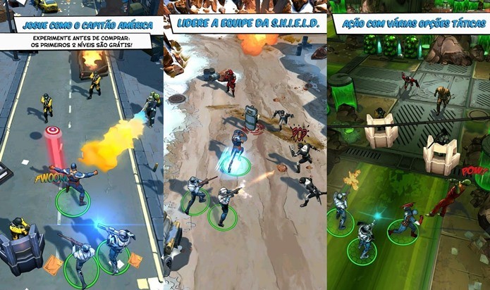 Jogo do filme Capitão América 2: O Soldado Invernal estreia na Google Play (Foto: Divulgação)