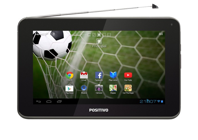 Tablet da Positivo tem TV digital integrada (Foto: Divulgação/Positivo) Tablet da Positivo tem TV digital integrada (Foto: Divulgação/Positivo)