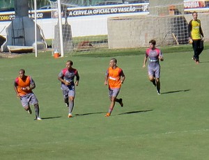 jogadores do Vasco no treino (Foto: Thiago Fernandes / Globoesporte.com)