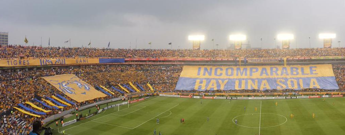 Estádio - Tigres x Emelec (Foto: Reprodução / Twitter)