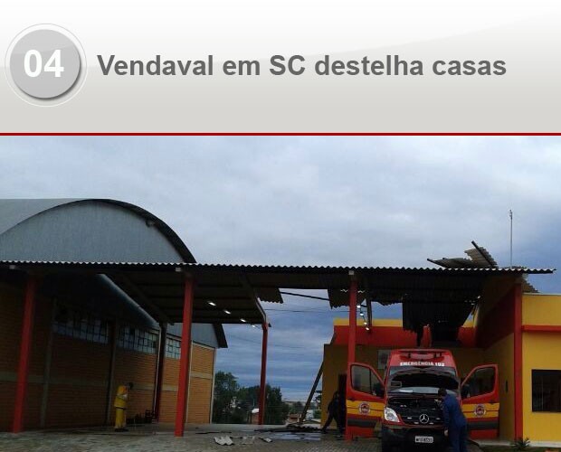Vendaval em SC