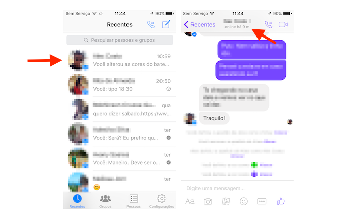 Amiga do facebook messenger brasileira 4