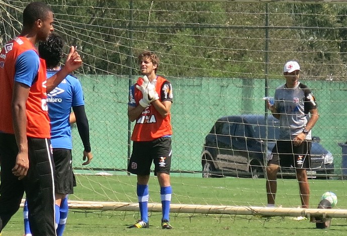 Maxi Rodríguez, Treino do Vasco (Foto: Edgard Maciel)