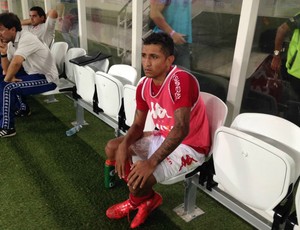 Thiago Potiguar, meia do América-RN (Foto: Carlos Arthur da Cruz/GloboEsporte.com)