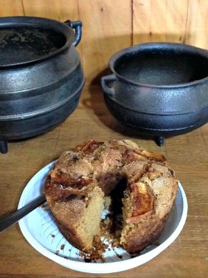 Bolo de maça e canela sem glúten feito por empresária em MS (Foto: Reprodução / Facebook) Bolo de maça e canela sem glúten feito por empresária em MS (Foto: Reprodução / Facebook)