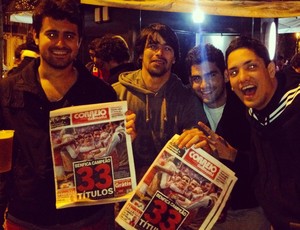 festa do benfica, portugal, jornal (Foto: Daniel Peixoto / Arquivo Pessoal)