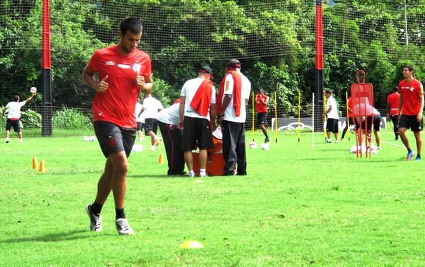 Camacho no treino do Flamengo (Foto: Janir Júnior / Globoesporte.com)