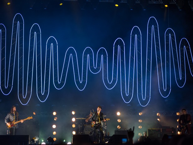 Arctic Monkeys se apresenta no Anhembi (Foto: Marcelo Brandt/G1)