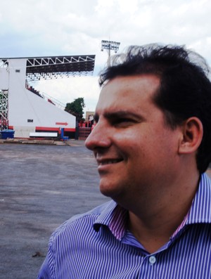 André Pitta, presidente da Federação Goiana de Futebol (Foto: Daniel Mundim/GLOBOESPORTE.COM)