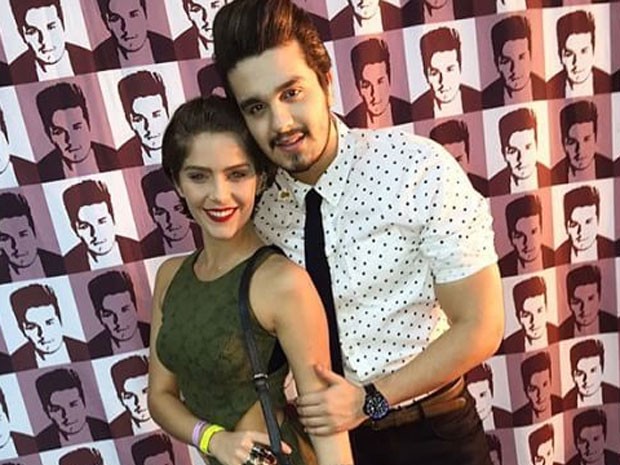 Isabella Santoni com Luan Santana em show na Zona Oeste do Rio (Foto: Instagram/ Reprodução)