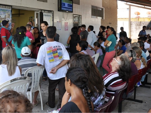 Recepção destinada aos pacientes do SUS no ICC foi considerada precária pela DPU (Foto: DPU/Divulgação)