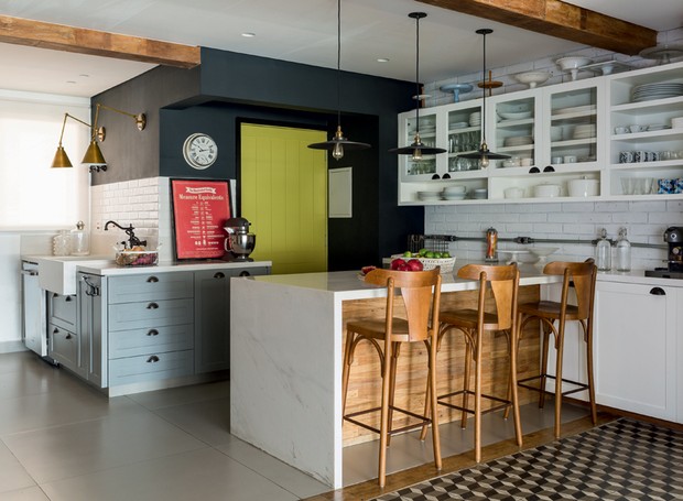 Decoração de cozinha projetos inspirados em espaços profissionais Casa e J # Decoracao De Cozinha Com Tijolos Decoração de cozinha projetos inspirados em espaços profissionais Casa e J # Decoracao De Cozinha Com Tijolos