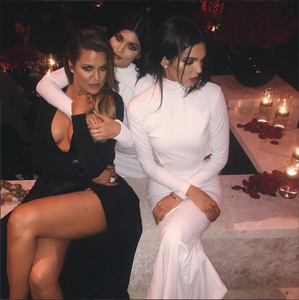 Khloe Kardashian, Kendall e Kylie Jenner (Foto: Reprodução/Instagram)