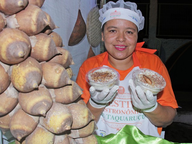 O pudim crocante de babaçu foi o vencedor na categoria prato doce (Foto: Divulgação/Secom)