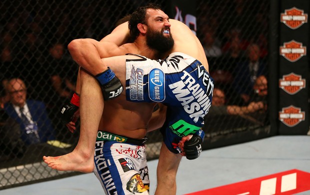 UFC 158 Carlos Condit e Johny Hendricks (Foto: Agência Getty Images)
