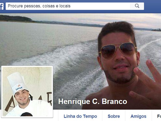 Henrique Candiotti Branco foi achado dentro de piscina em Santa Bárbara (Foto: Reprodução/Facebook)