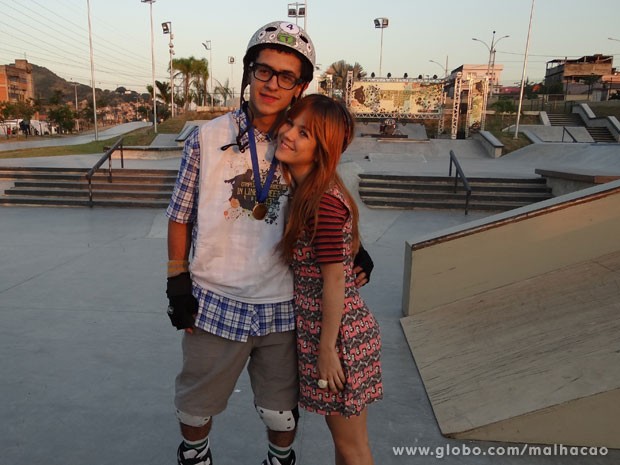 Gnt, pode existir casal nerd mais fofo que estes dois?!  (Foto: Malhação/TV Globo)
