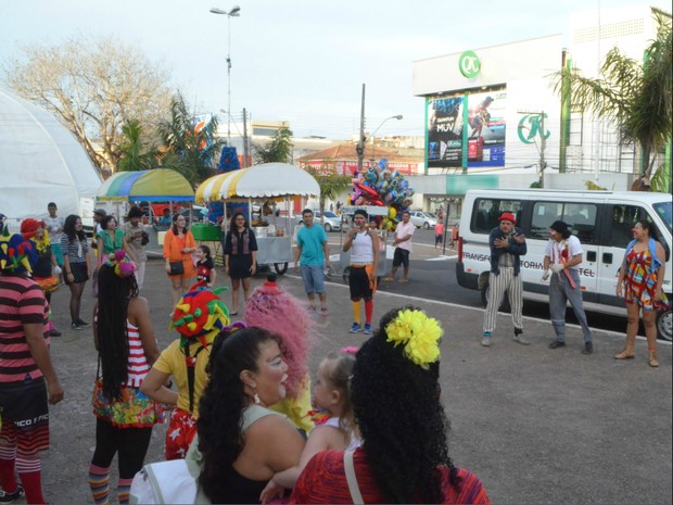 Palhaceata, amapá, Macapá, (Foto: Fabiana Figueiredo/G1)