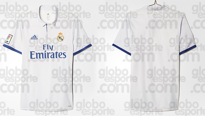 Camisa detalhe Uniforme Real Madrid