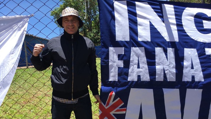 John David, torcedor do Avaí (Foto: Diego Madruga)