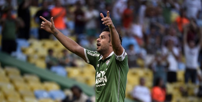 Fred Fluminense Figueirense (Foto: André Durão / GloboEsporte.com)