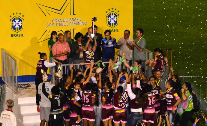 Ferroviária campeã da Copa do Brasil de Futebol Feminino (Foto: Danilo Sardinha/GloboEsporte.com)