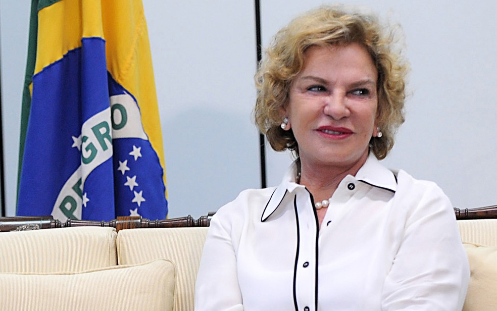 A ex-primeira dama Marisa Letícia durante audiência com a princesa da Bélgica em 201 (Foto: Fabio Rodrigues Pozzebom/Agência Brasil)