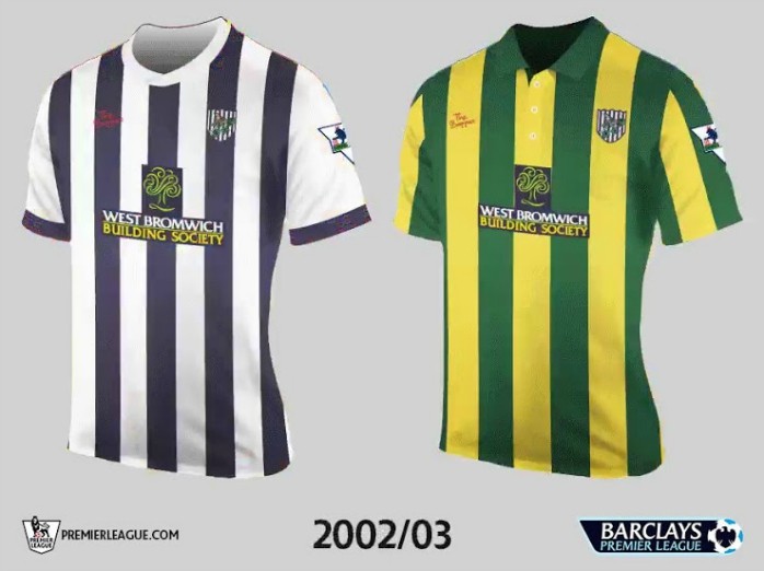 West Brom Premier League Retrô