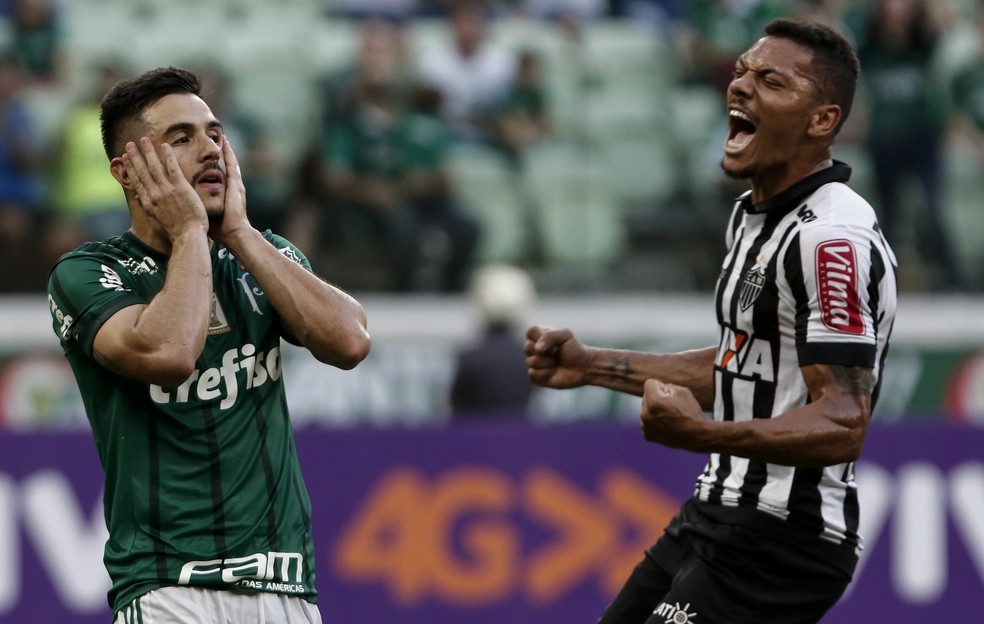 Palmeiras e Atlético-MG ficaram no empate por 0 a 0, em São Paulo (Foto: Miguel Schincariol / Estadão Conteúdo)