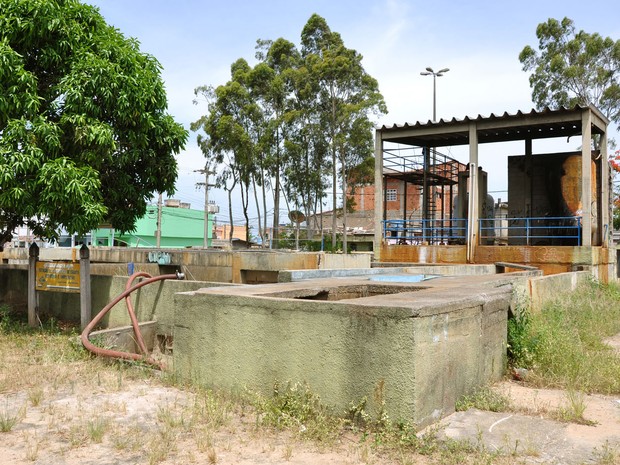 Estação de Tratamento de Esgoto está desativada há uma década (Foto: Flávio Sardou/ Divulgação)