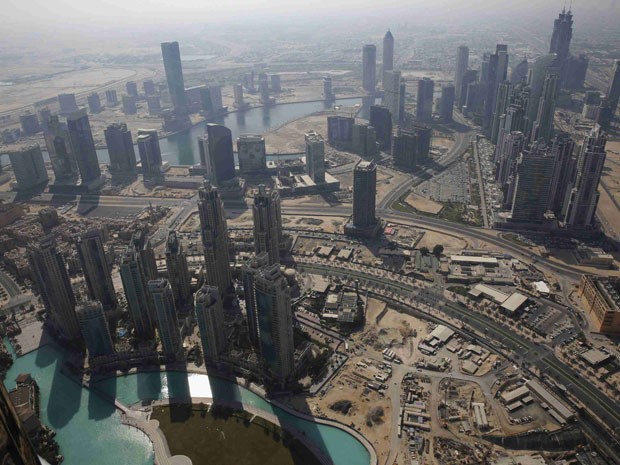 A vista do Burj Khalifa (Foto: Ahmed Jadallah/Reuters)