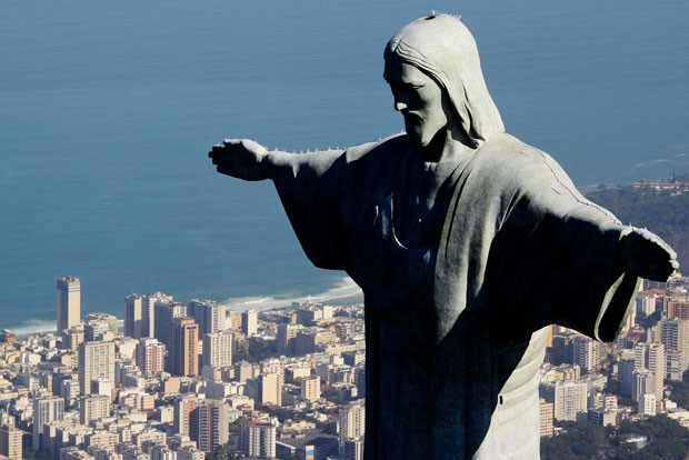 Cristo Redentor, no Rio de Janeiro (Foto: Pedro Kirilos/Riotur)