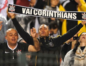 Corinthians comemorando, Libertadores (Foto: Marcos Ribolli  / Globoesporte.com)