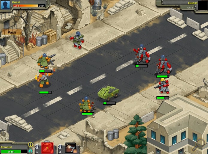 Os confrontos online de Battle Nations colocam os jogadores em partidas equilibradas e bem disputadas (Foto: Reprodução/Daniel Ribeiro)