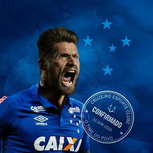 Rafael Sobis confirmado como atacante do Cruzeiro (Foto: Reprodução/ Cruzeiro)