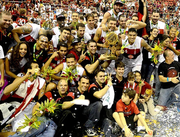 Basquete nbb Flamengo e Uberlândia final campeão (Foto: André Durão / Globoesporte.com)