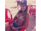 Filha de Romário posta foto curtindo praia