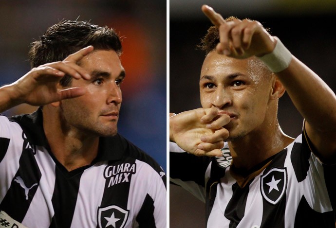 Montagem Botafogo, Navarro e Neilton (Foto: Montagem sobre foto da Ag. Estado / Ag. o Globo)