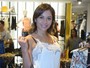 Maria Melilo usa bolsa de R$10 mil em lançamento de roupas de Felipe Titto