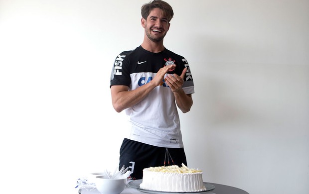 Pato  Aniversário  (Foto: Daniel Augusto Jr / Corinthians)