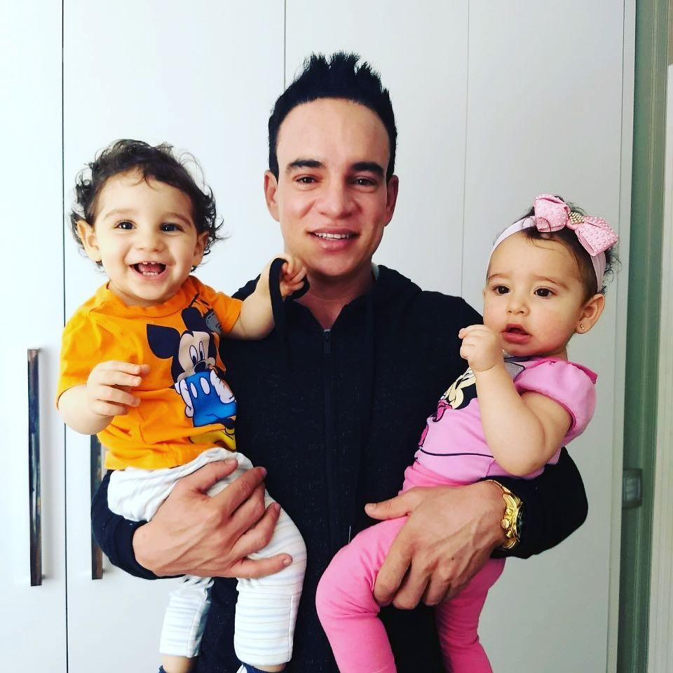 Anderson e os dois filhos (Foto: Reprodução/ Instagram)