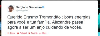 Serginho Groisman lamenta morte de Alexandre Pessoal (Foto: Twitter / Reprodução)
