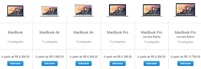 Novo Macbook já aparece com preço e especificações no site da Apple (Foto: Reprodução/Thiago Barros)
