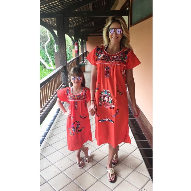 Ticiane Pinheiro e a filha Rafinha (Foto: Reprodução/Instagram)