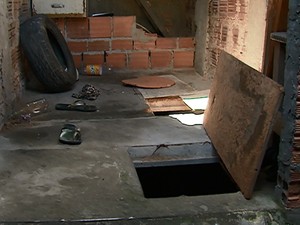 Cisterna onde criança morreu afogada em Caruaru, no Agreste de PE (Foto: Reprodução/ TV Asa Branca)