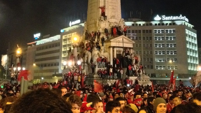 festa do benfica, portugal (Foto: Daniel Peixoto / Arquivo Pessoal)