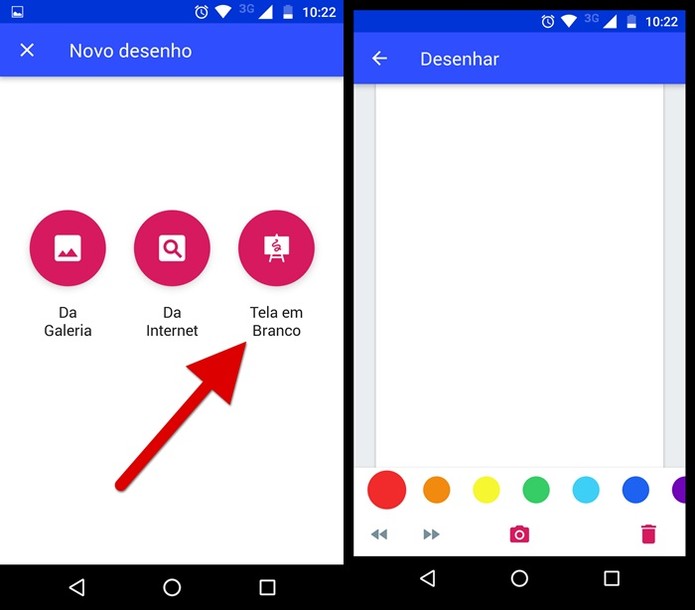 Opção de desenhar no Inbox Messenger (Foto: Felipe Alencar/TechTudo)