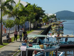 Calçadão Paraty pouco antes da abertura do evento na quarta-feira (Foto: Flavio Moraes/G1) Calçadão Paraty pouco antes da abertura do evento na quarta-feira (Foto: Flavio Moraes/G1)