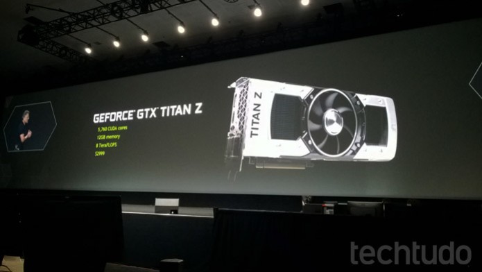 GTX Titan Z já é considerada a placa gráfica mais potente do mercado (Foto: Isadora Díaz/TechTudo)