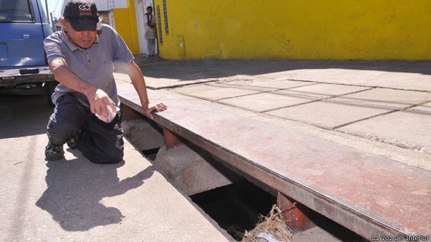 Martina passou mais de oitenta horas em bueiro (Foto: La Voz del Interior)